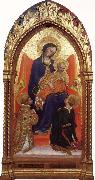 Gentile da Fabriano Madonna and child,with sts.lawrence and julian china oil painting reproduction